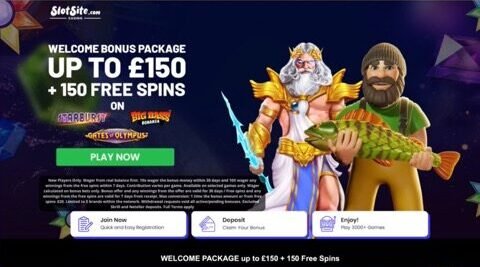 150 free spins at slot site casino