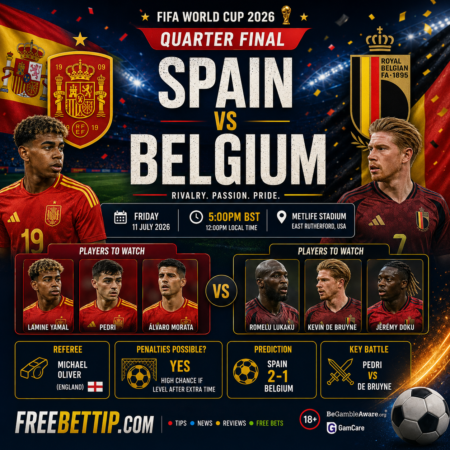 Spain Vs Belgium Quarter Final